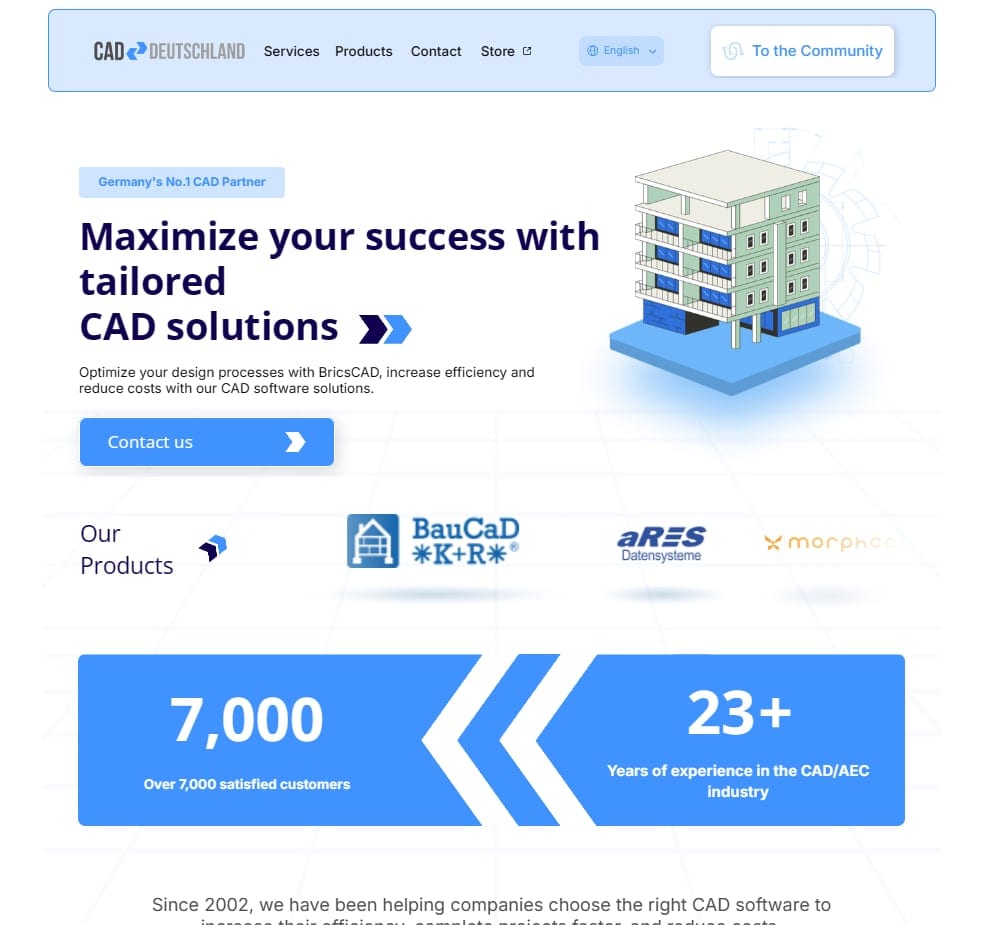 CAD Germany — B2B Software